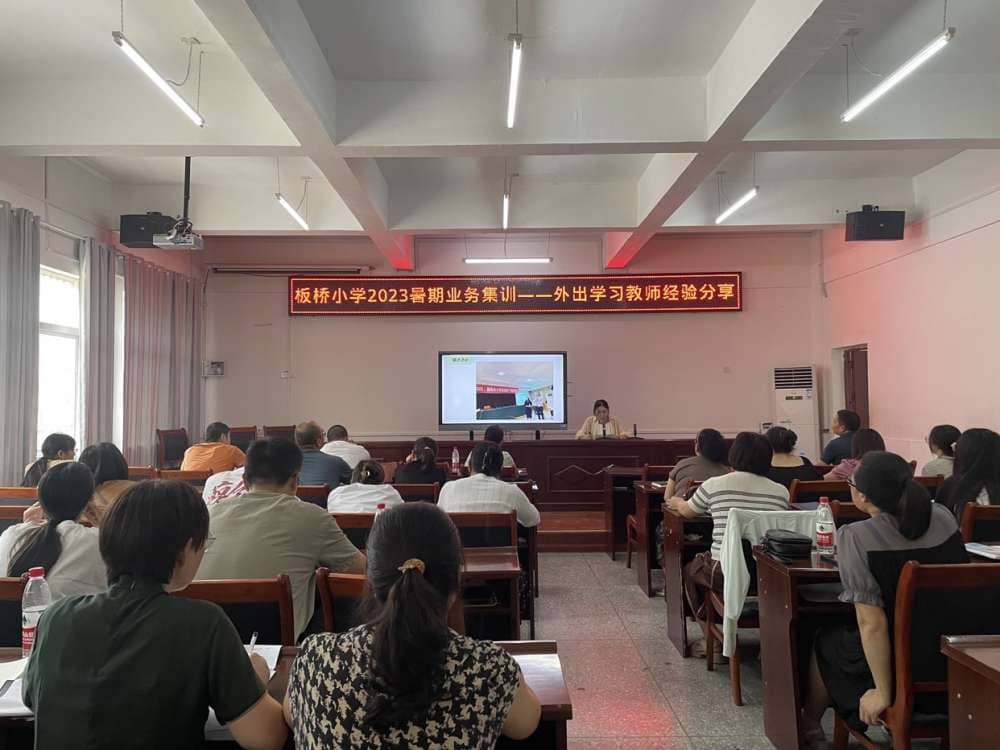 让分享的智慧点亮前行的路---记板桥小学教师暑期集训外出学习教师经验分享(图3)
