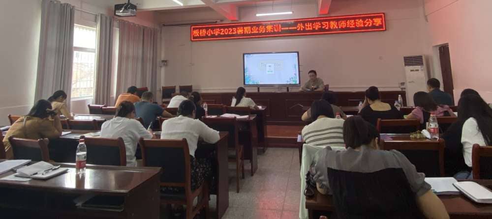 让分享的智慧点亮前行的路---记板桥小学教师暑期集训外出学习教师经验分享(图4)