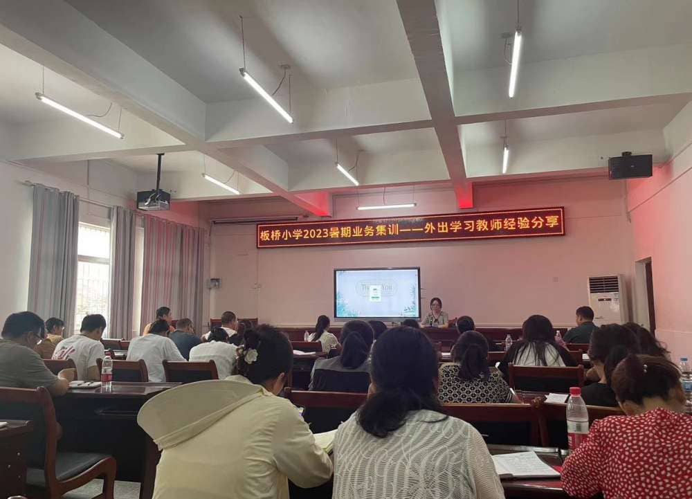 让分享的智慧点亮前行的路---记板桥小学教师暑期集训外出学习教师经验分享(图5)