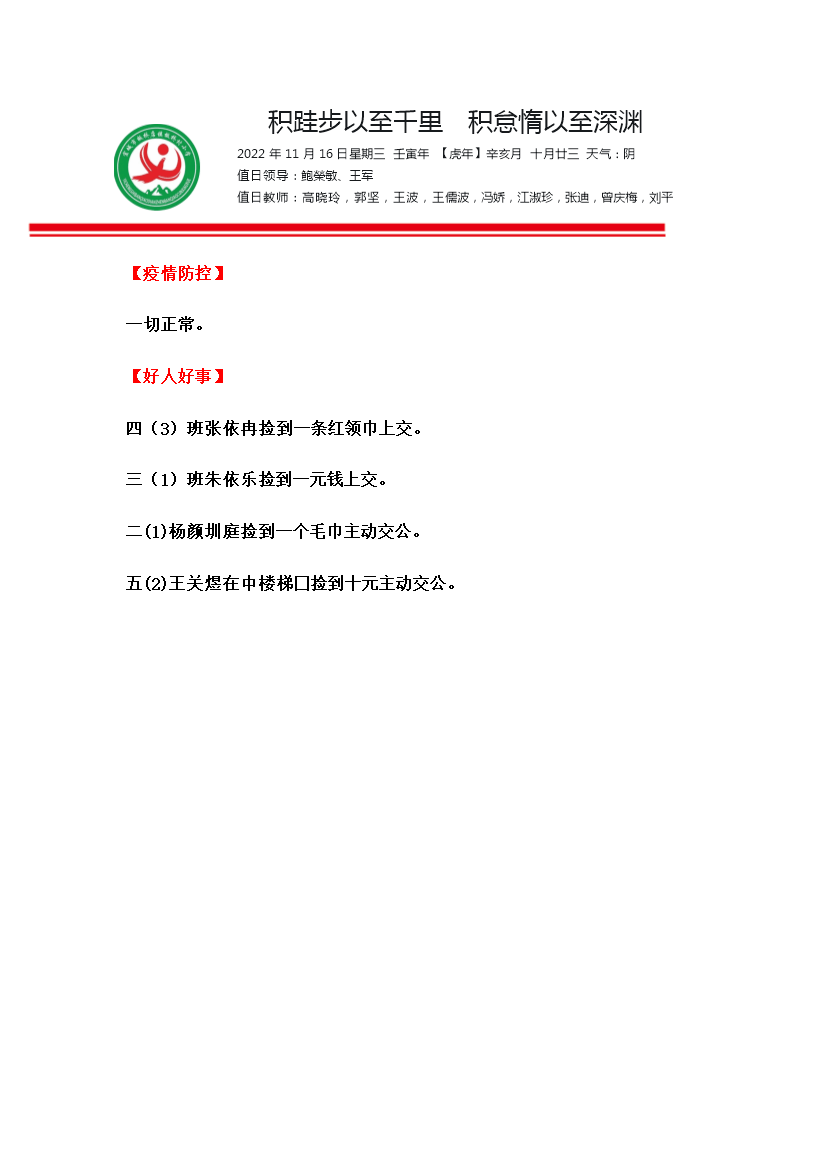 今日板小 2022年11月16日(图1)
