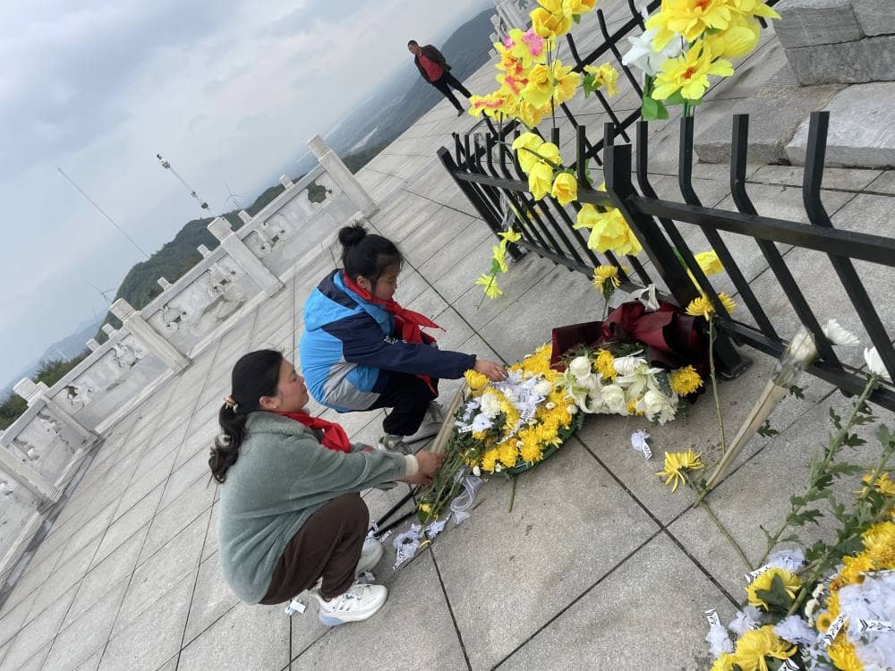 继承革命遗志 传承红色基因—板桥小学开展清明祭英烈主题队日活动(图9)
