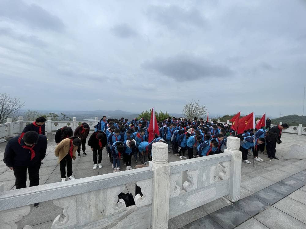 继承革命遗志 传承红色基因—板桥小学开展清明祭英烈主题队日活动(图14)