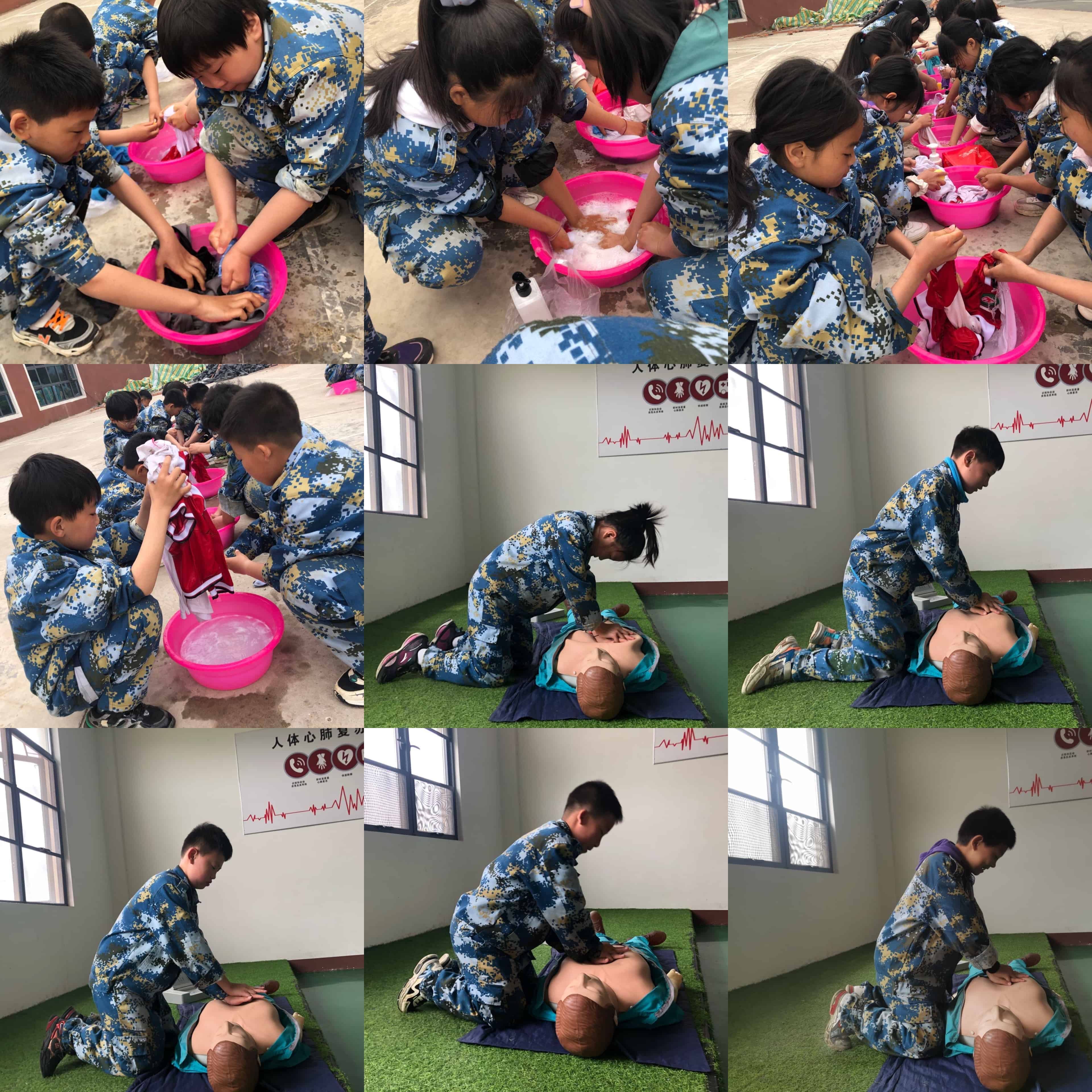 学军人风采  强自身素质------板桥小学五（3）班社会实践活动(图9)