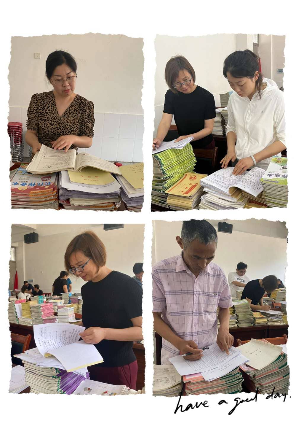 凝心聚力抓常规  督导检查促提升--------板桥店镇中心学校教学常规工作检查纪实(图3)