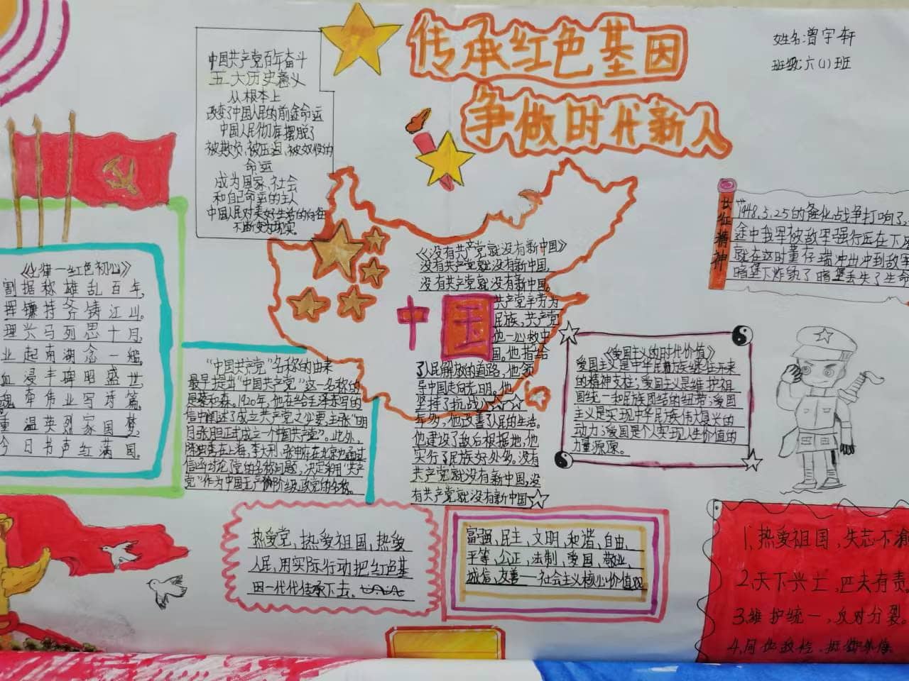 “奋斗的历程”综合性学习 ——“分享革命故事，传承红色精神”诗集分享(图8)